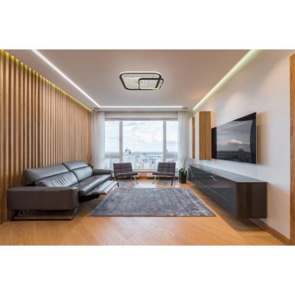 Globo 48459-48 - димований стельовий світильник ANI LED/48W/230V 2700-6000K 48x52 cm + пульт дистанційного керування