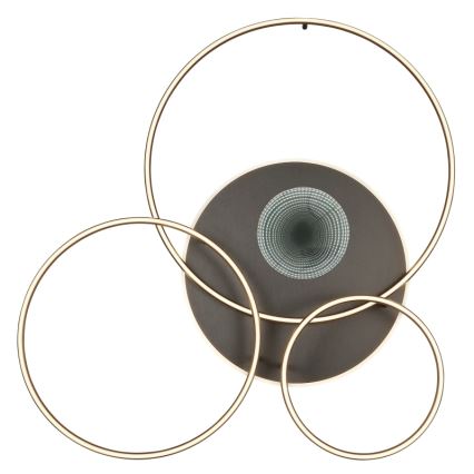 Globo - Светодиодный регулируемый потолочный светильник LED/70 Вт/230 В 2700-6500K золотой + пульт дистанционного управления