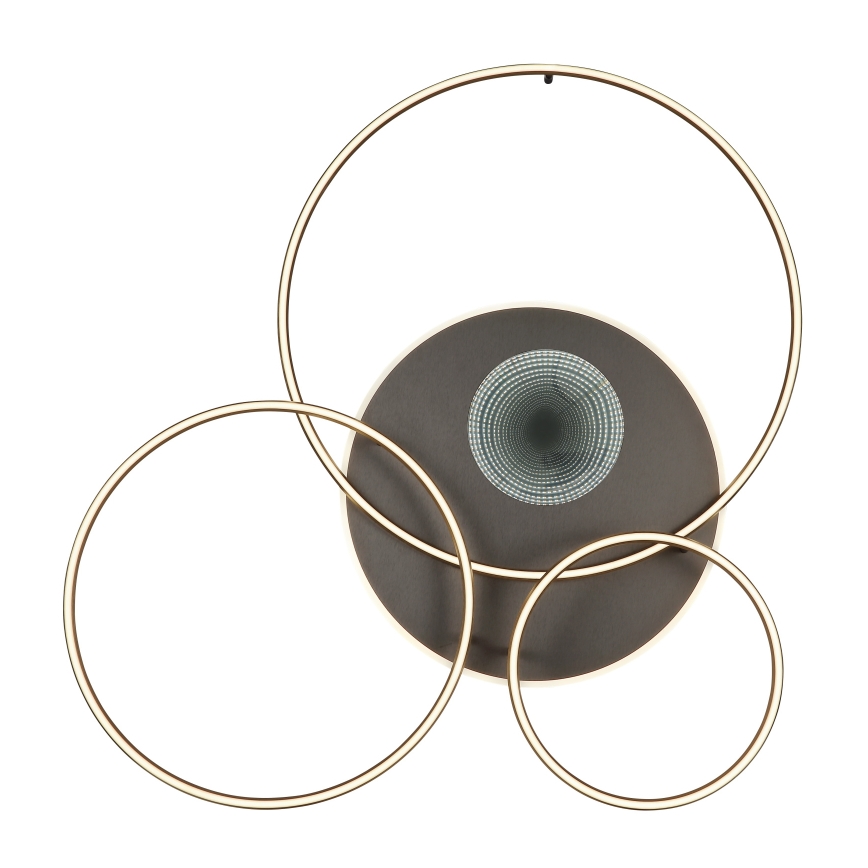 Globo - Светодиодный регулируемый потолочный светильник LED/70 Вт/230 В 2700-6500K золотой + пульт дистанционного управления