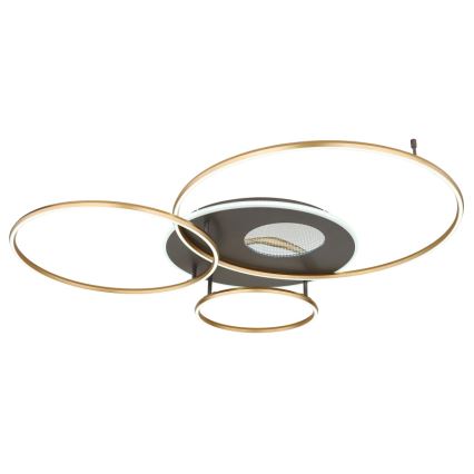 Globo - Светодиодный потолочный светильник с регулированием яркости LED/70W/230V 2700-6500K золотистый + дистанционное управление