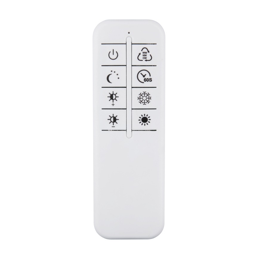 Globo - диммируемый потолочный светильник LED/70 Вт/230 В 2700-6500 К матовый хром + пульт дистанционного управления