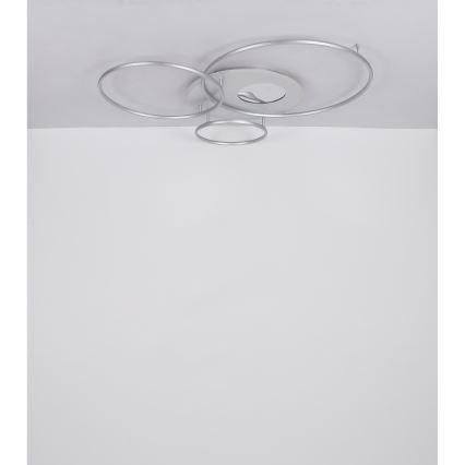 Globo - Светодиодный потолочный светильник с регулированием яркости LED/70W/230V 2700-6500K матовый хром + дистанционное управление