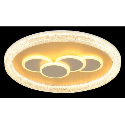 Globo - LED стельовий світильник, 40 Вт/230 В, 3000 К, діаметр 49,5 см, золотистий