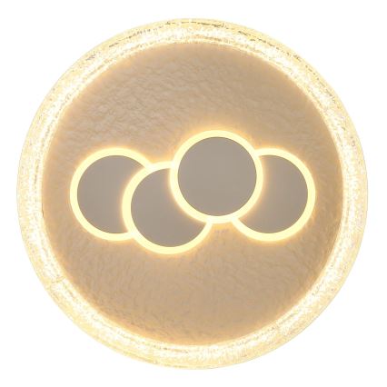 Globo - LED стельовий світильник, 40 Вт/230 В, 3000 К, діаметр 49,5 см, золотистий