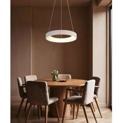Globo - Диммируемая светодиодная люстра на тросе LED/48W/230V 2700-6000K + пульт дистанционного управления