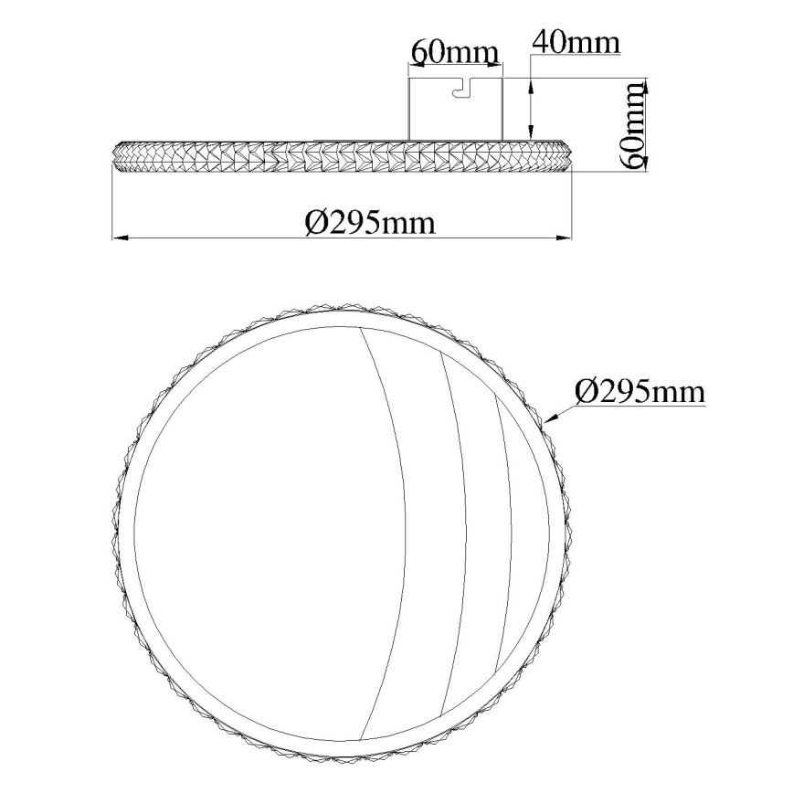 Globo - LED потолочный светильник LED/12W/230V 3000/4000/6000K диаметр 29,5 см золотой