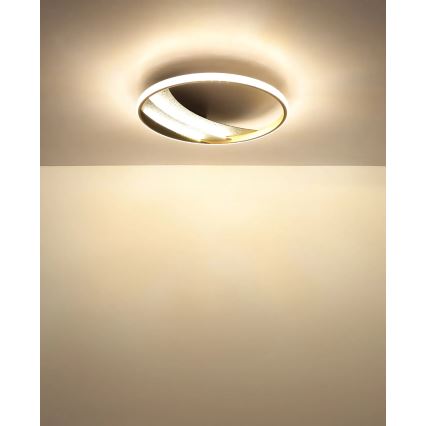 Globo - LED стельовий світильник LED/24 Вт/230 В/3000/4000/6000 К, діам. 41 см, золотий