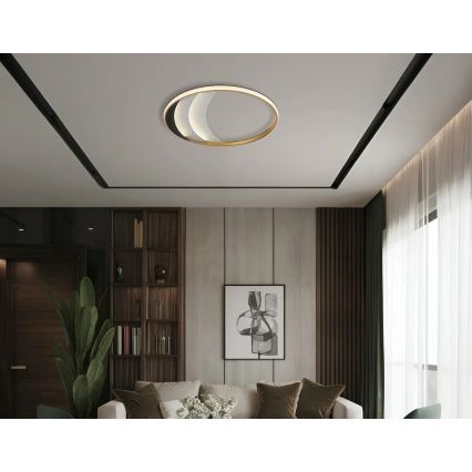 Globo — LED стельовий світильник, 40 Вт, 230 В, 3000/4000/6000 К, діаметр 52 см, золотистий