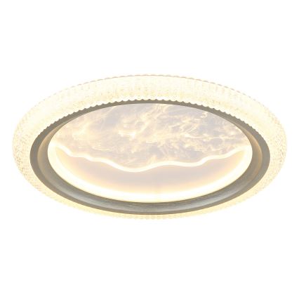 Globo - LED стельовий світильник 28 Вт, 230 В, 3000/4200/6000 К, діаметр 39,5 см, сріблястий