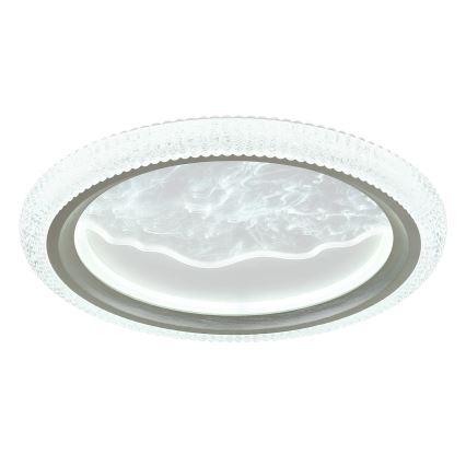 Globo - LED стельовий світильник 28 Вт, 230 В, 3000/4200/6000 К, діаметр 39,5 см, сріблястий