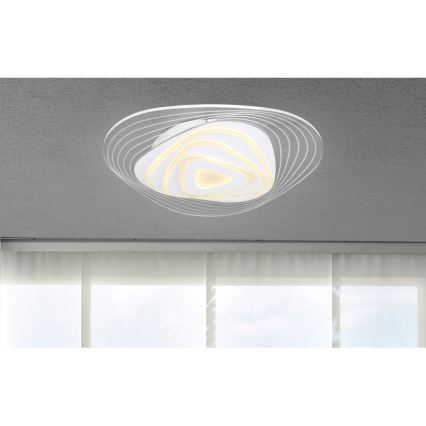 Globo - Светодиодный потолочный светильник с регулированием яркости LED/40W/230V 3000-6500K 50,2x48,8 см Wi-Fi Tuya + дистанционное управление