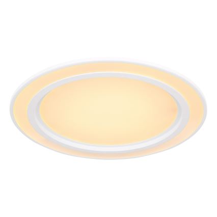 Globo - Світлодіодний стельовий світильник RGB з регулюванням яскравості LED/15W/230V + LED/15W + дистанційне керування