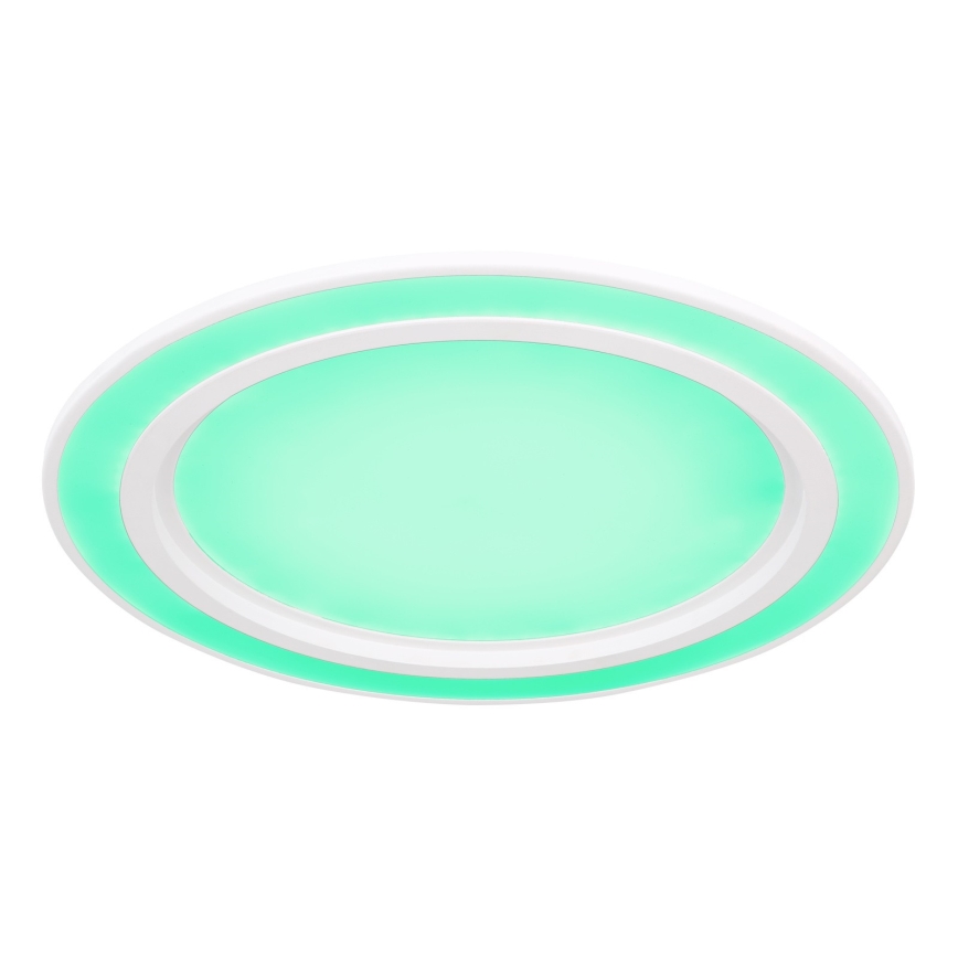 Globo - Світлодіодний стельовий світильник RGB з регулюванням яскравості LED/15W/230V + LED/15W + дистанційне керування