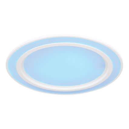 Globo - Світлодіодний стельовий світильник RGB з регулюванням яскравості LED/15W/230V + LED/15W + дистанційне керування
