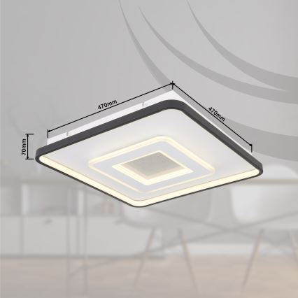 Globo - Светодиодный потолочный светильник с регулированием яркости LED/36W/230V 2700-6000K + дистанционное управление