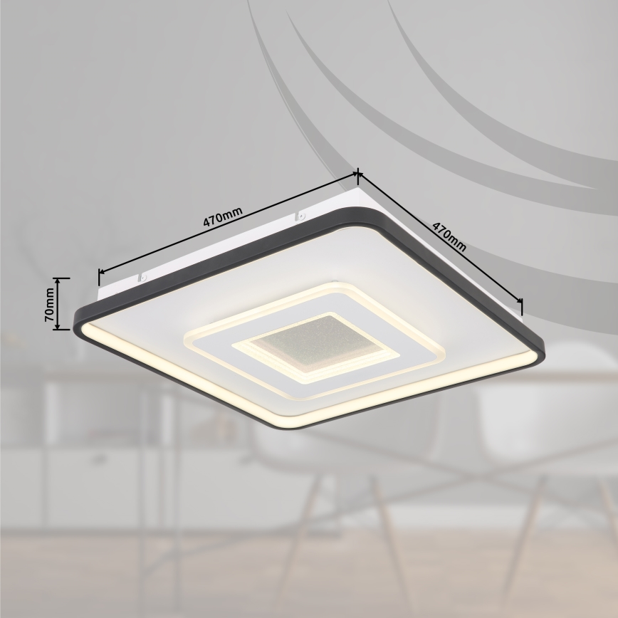 Globo - Светодиодный потолочный светильник с регулированием яркости LED/36W/230V 2700-6000K + дистанционное управление