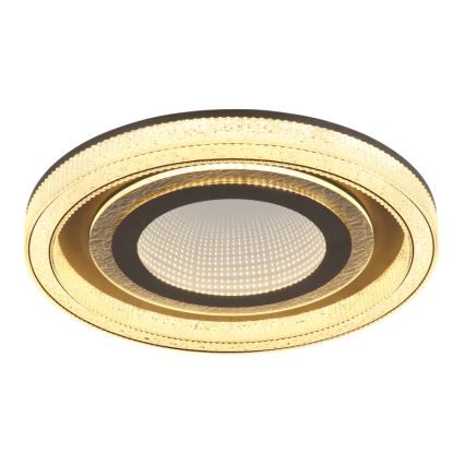 Globo - Светодиодный потолочный светильник с регулированием яркости LED/48W/230V 2700-6000K диаметр 48 см антрацит + дистанционное управление