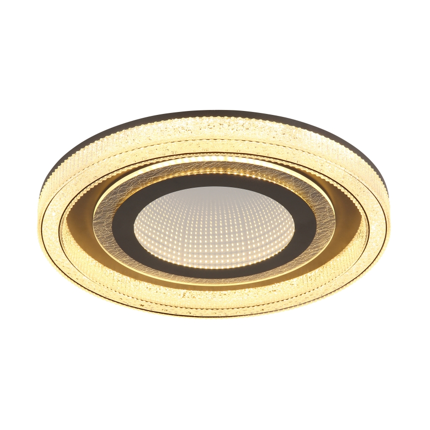 Globo - Светодиодный потолочный светильник с регулированием яркости LED/48W/230V 2700-6000K диаметр 48 см антрацит + дистанционное управление