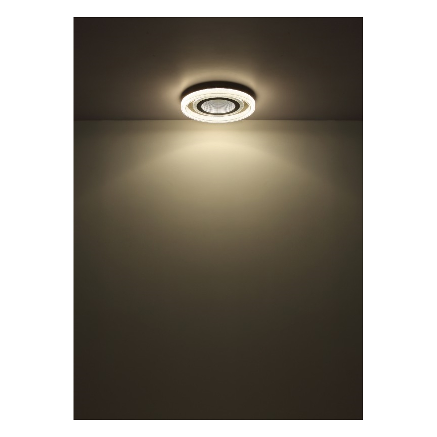Globo - Светодиодный потолочный светильник с регулированием яркости LED/48W/230V 2700-6000K диаметр 48 см антрацит + дистанционное управление