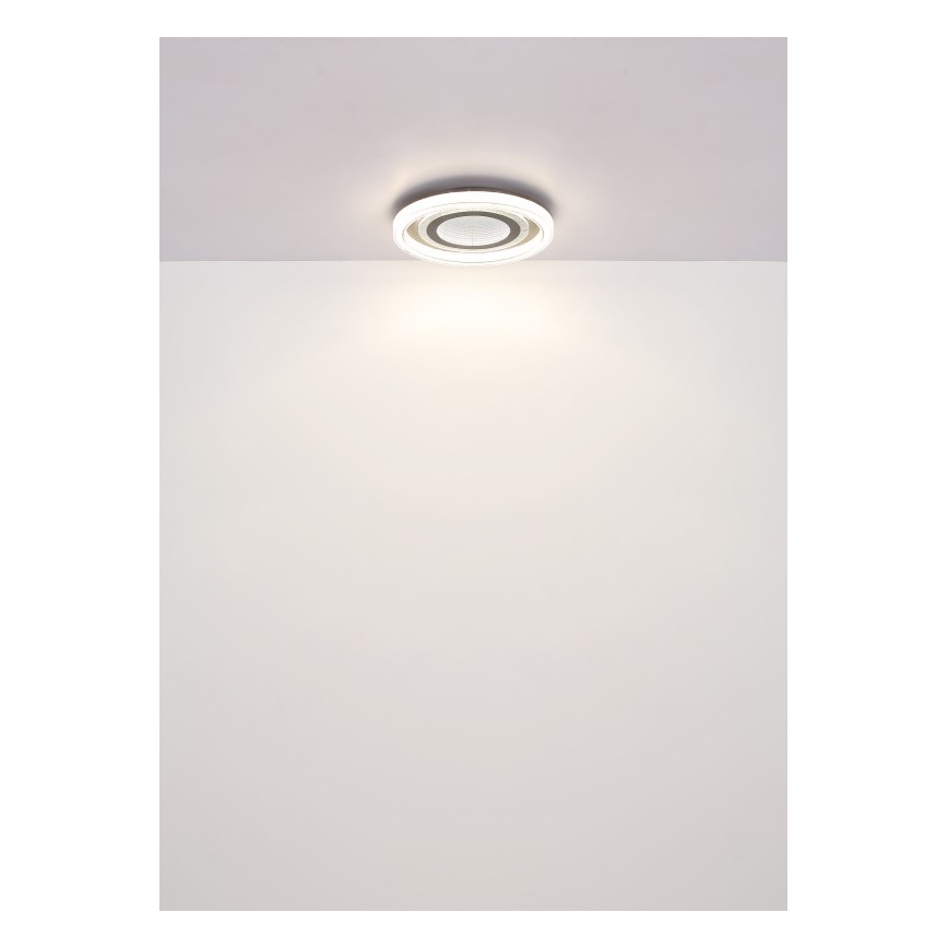 Globo - Светодиодный потолочный светильник с регулированием яркости LED/48W/230V 2700-6000K диаметр 48 см антрацит + дистанционное управление