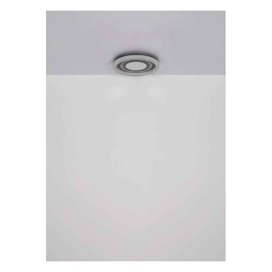 Globo - Светодиодный потолочный светильник с регулированием яркости LED/48W/230V 2700-6000K диаметр 48 см антрацит + дистанционное управление