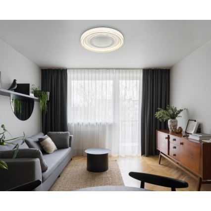 Globo - Светодиодный потолочный светильник с регулированием яркости LED/48W/230V 2700-6000K диаметр 48 см белый + дистанционное управление