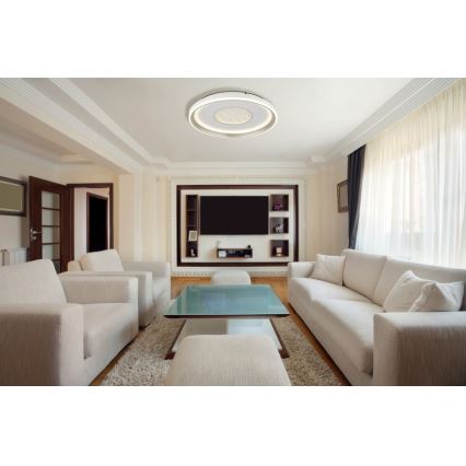 Globo - Светодиодный регулируемый потолочный светильник LED/48 Вт/230 В 2700-6000K диаметр 48 см + пульт дистанционного управления