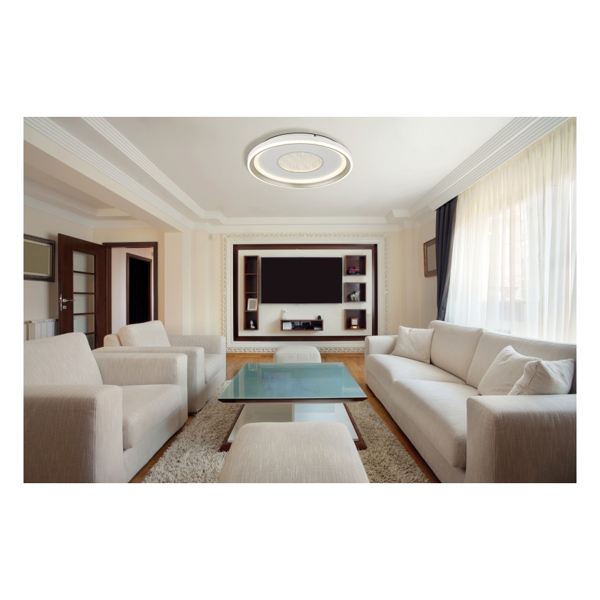 Globo - Светодиодный потолочный светильник с регулированием яркости LED/48W/230V 2700-6000K диаметр 48 см + дистанционное управление