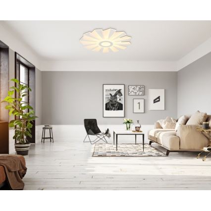 Globo - Світильник стельовий світлодіодний димований LED/58W/230V 2700-6000K діам. 50 см білий + дистанційне керування