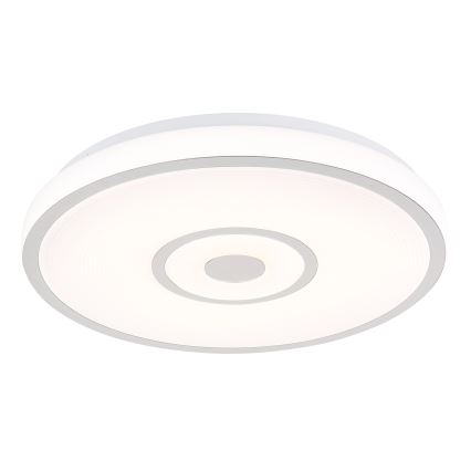 Globo - Светодиодный потолочный светильник, 24 Вт, 230 В, 3000/4000/6000 К, Ø 38 см, белый/матовый хром