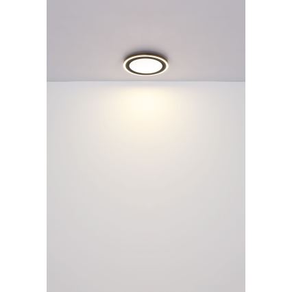 Globo - Стельовий LED світильник LED/24W/230V 4000K діаметр 34 см чорний