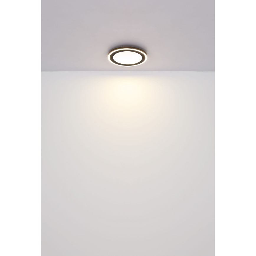 Globo - Стельовий LED світильник LED/24W/230V 4000K діаметр 34 см чорний