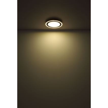 Globo - Светодиодный потолочный светильник LED/24W/230V 4000K диаметр 34 см черный