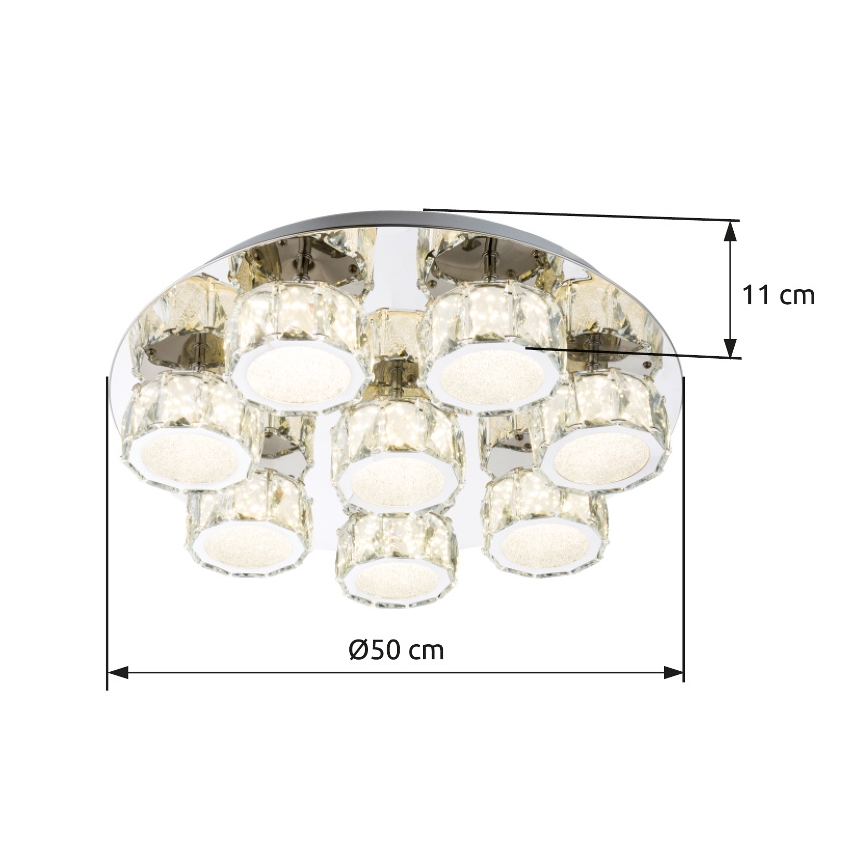 Globo - Светодиодный потолочный светильник с регулированием яркости LED/64W/230V 4000K диаметр 50 см
