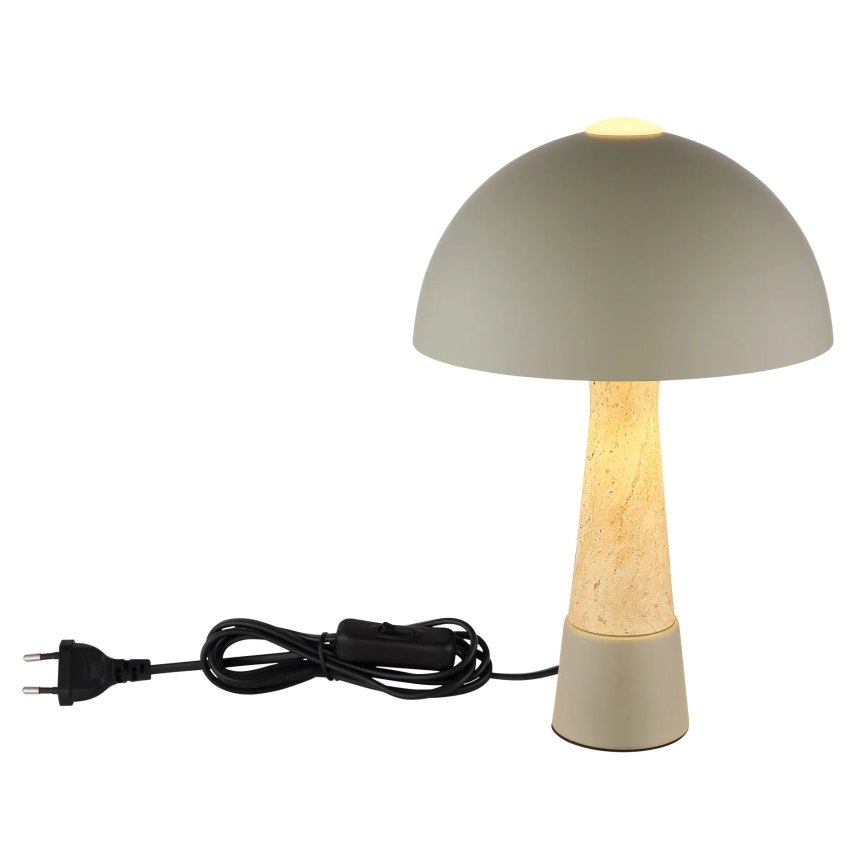 Globo - Настільна лампа 1xE27ILLU/40W/230V сіра