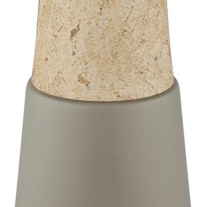 Globo - Настольная лампа 1xE27ILLU/40W/230V серая