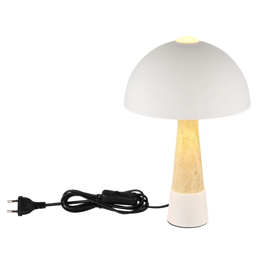 Globo - Настольная лампа 1xE27ILLU/40W/230V кремовая