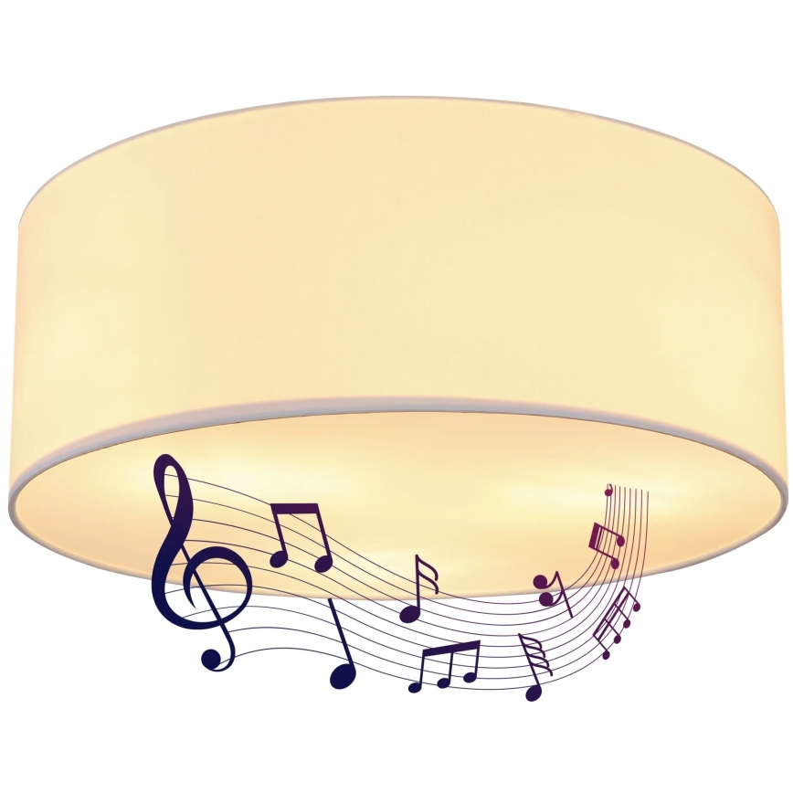 Globo 54004DL - Потолочный светильник с динамиком THERESA 3xE27/40W/230V