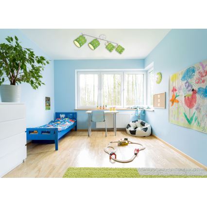Globo 54009-4 - Детский прожектор LEMMI 4xE14/15W/230V