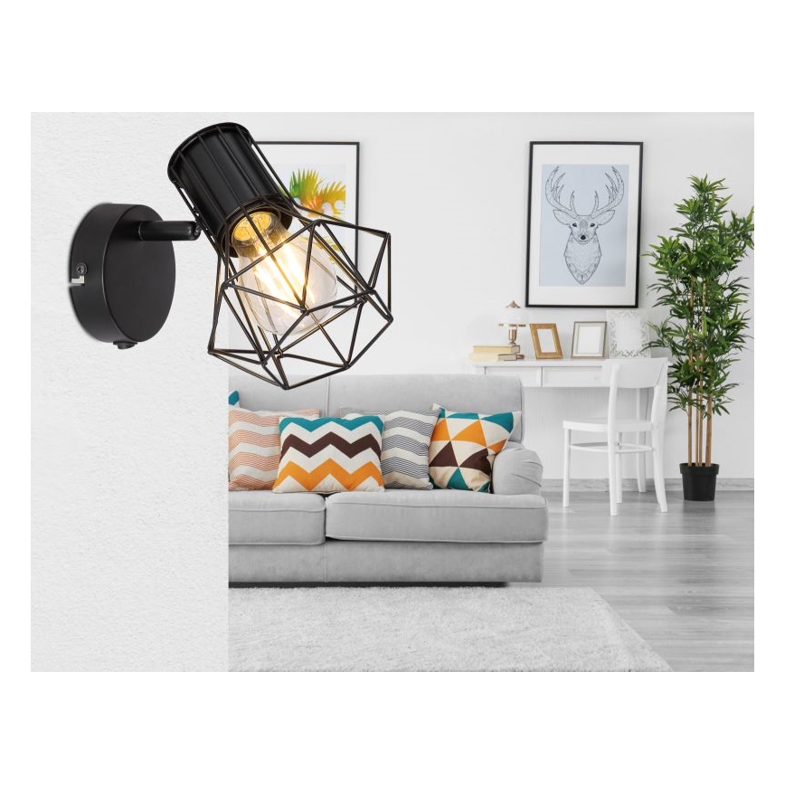 Globo 54017-1 - Настенный прожектор PRISKA 1xE27/40W/230V