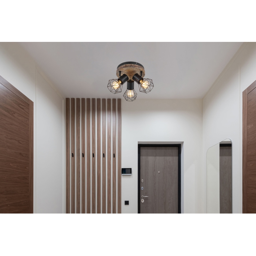 Globo - Точечный светильник 3xE27/60W/230V