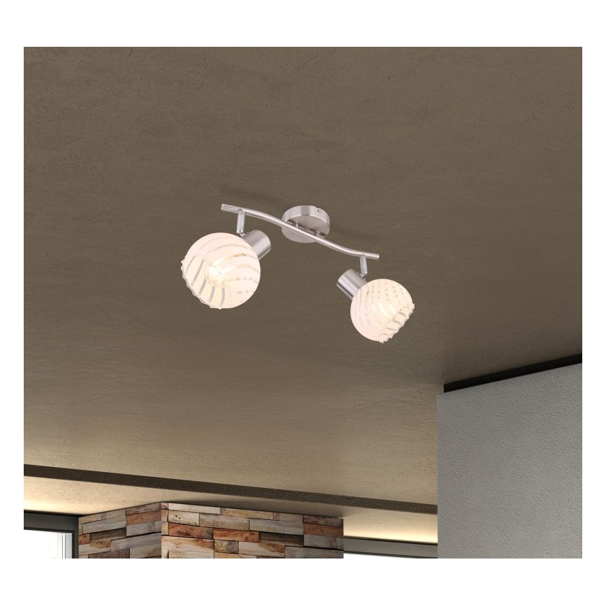 Globo 54025-2 - Прожектор WILLY 2xE27/40W/230V
