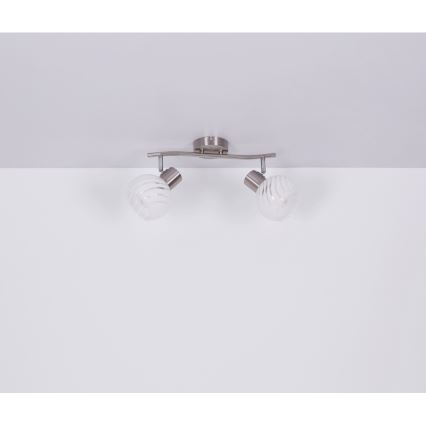 Globo 54025-2 - Прожектор WILLY 2xE27/40W/230V