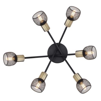 Globo 54028-6S - Припотолочная люстра FIASTRA 6xE14/40W/230V