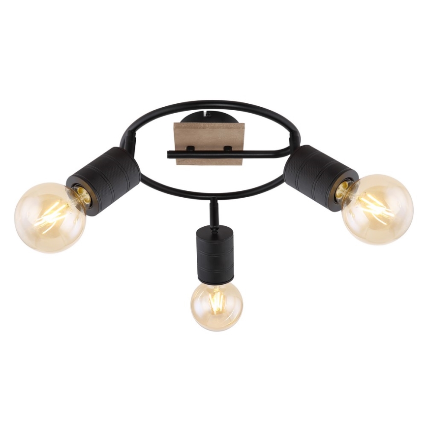 Globo - Точечный светильник 3xE27/60W/230V тополь