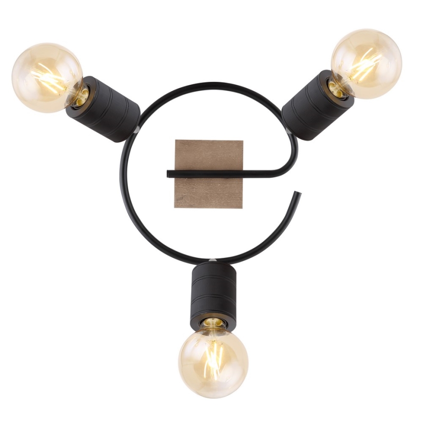 Globo - Точечный светильник 3xE27/60W/230V тополь