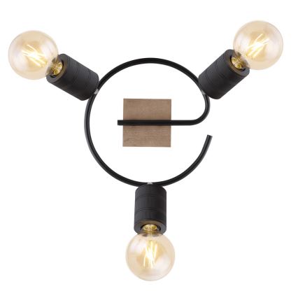 Globo - Точковий світильник 3xE27/60W/230V тополя