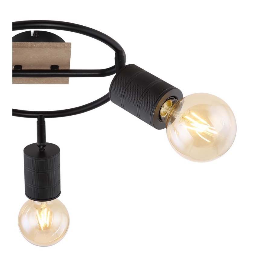 Globo - Точковий світильник 3xE27/60W/230V тополя