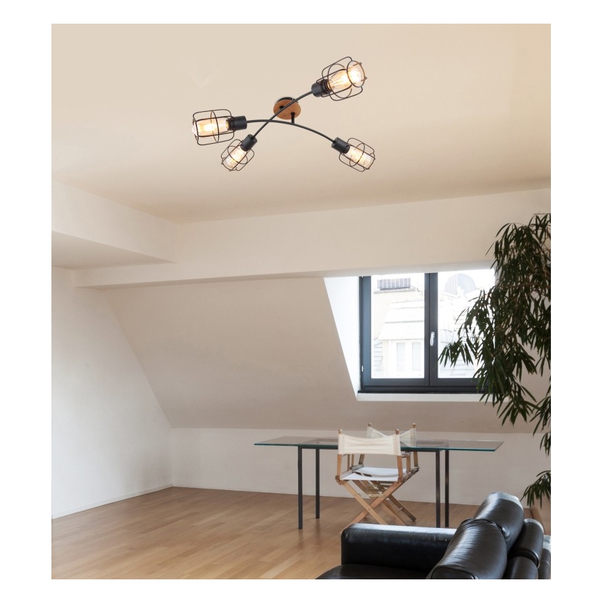 Globo - Накладная потолочная люстра 4xE27/40W/230V