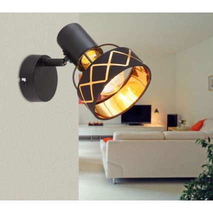 Globo 54040-1 - Настенный точечный светильник BLANCA 1xE27/40W/230V